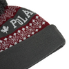 Gro&szlig;handel mit kundenspezifischer Acryl-Jacquard-Logo-Pom-Pom-Manschetten-Fu&szlig;ballm&uuml;tze 