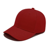 Rote Baseballkappe aus Baumwolle
