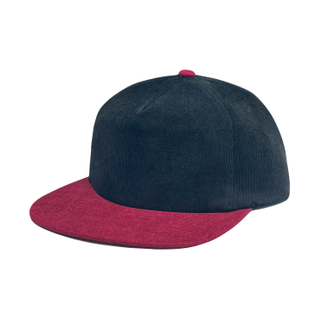Chap&eacute;us snapback de veludo cotel&ecirc; personalizados em massa – bon&eacute;s de beisebol de aba plana
