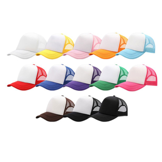 Gorras cl&aacute;sicas de camionero de 5 paneles de espuma de poli&eacute;ster para hombre - Gorras de b&eacute;isbol de malla al por mayor