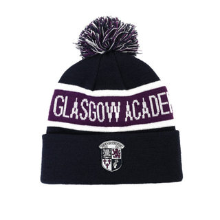 Benutzerdefinierte Stickerei Logo Unisex Strick Fu&szlig;ball Beanie Acryl warme M&uuml;tze M&uuml;tze